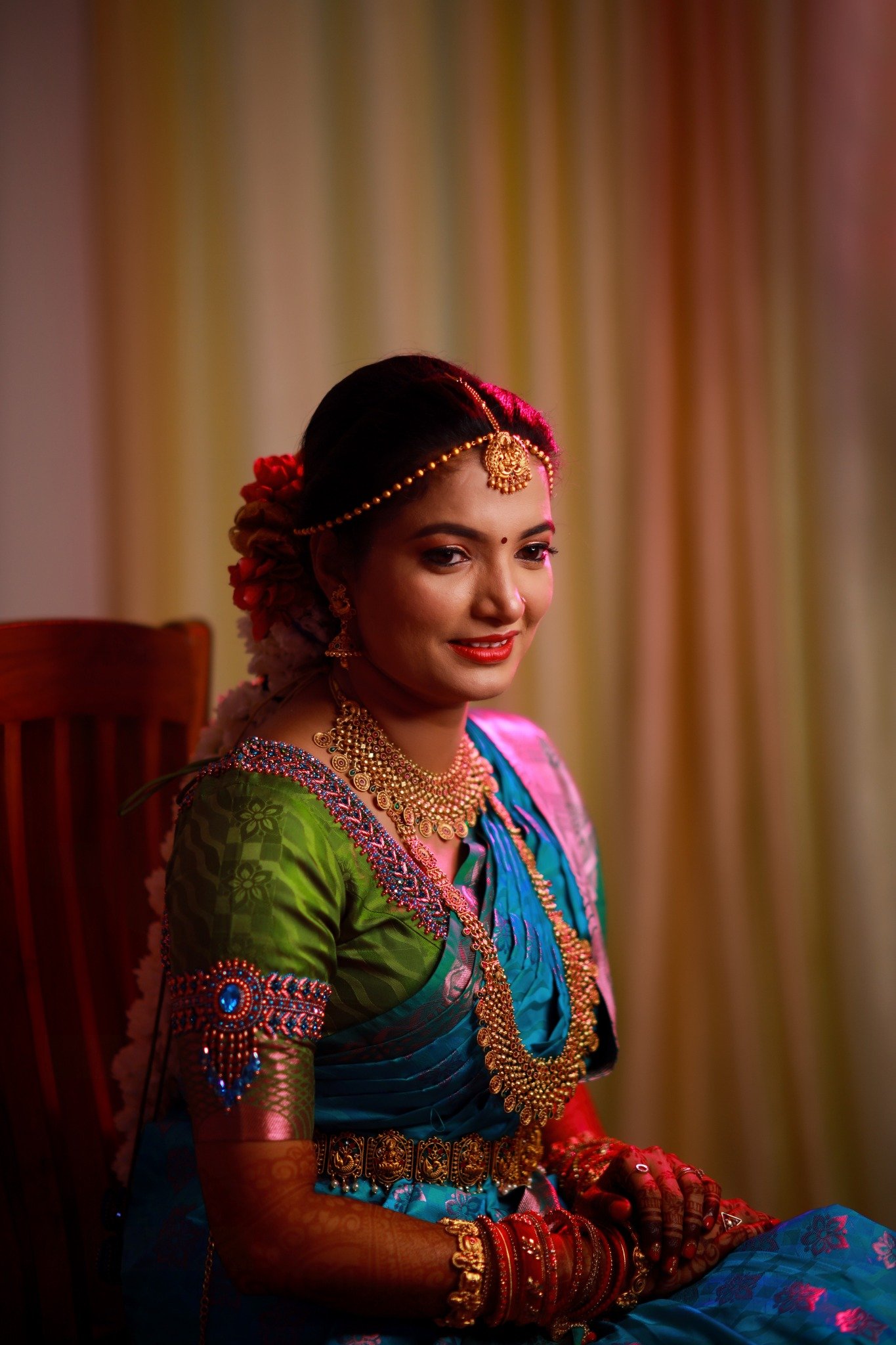 Bridal portrait by Sindhu Photography